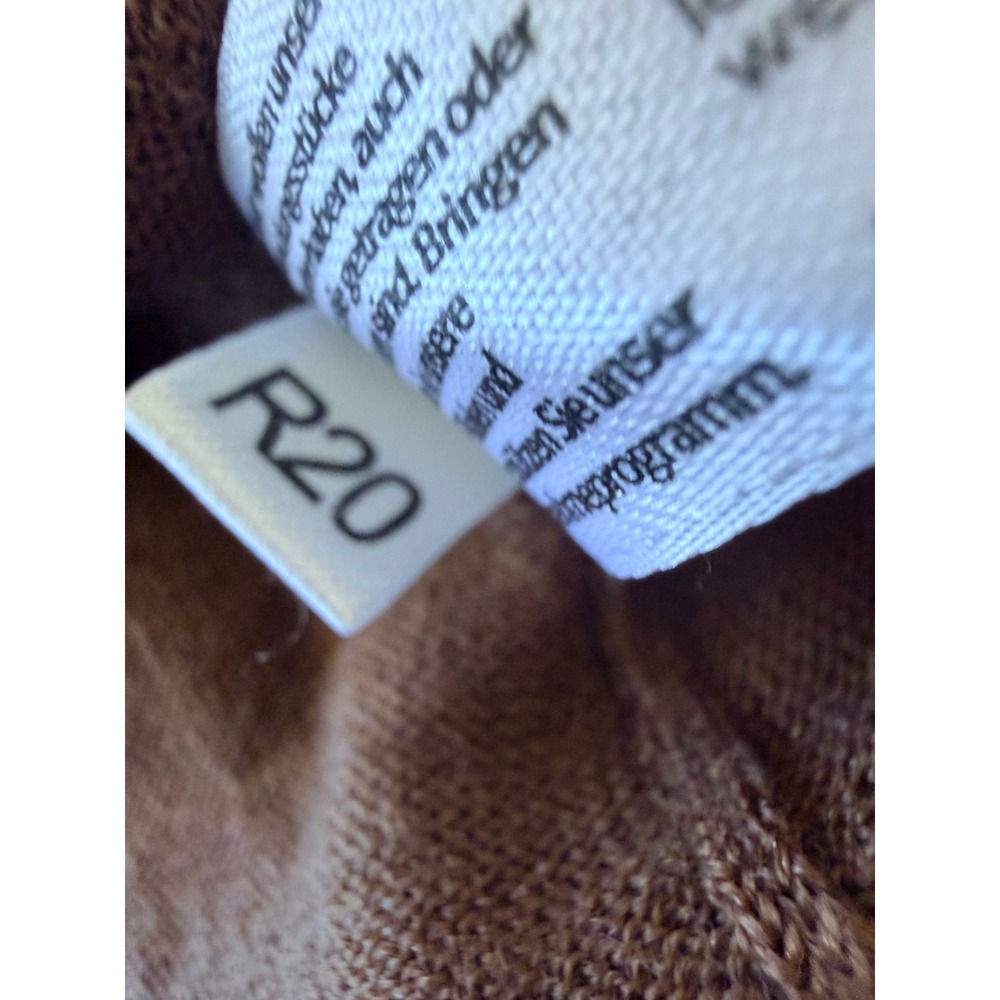 Eileen Fisher Sweater S Brown Good Merino Wool Boat Neck Minimalist Academia - Picture 9 of 13